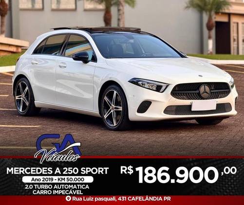 MERCEDES-BENZ A 250 2.0 CGI GASOLINA LAUNCH EDITION 7G-DCT